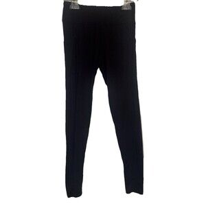 Ebb & Flow Women's Black  Activewear Yoga Pants W/ Pockets Size Small Gym Active